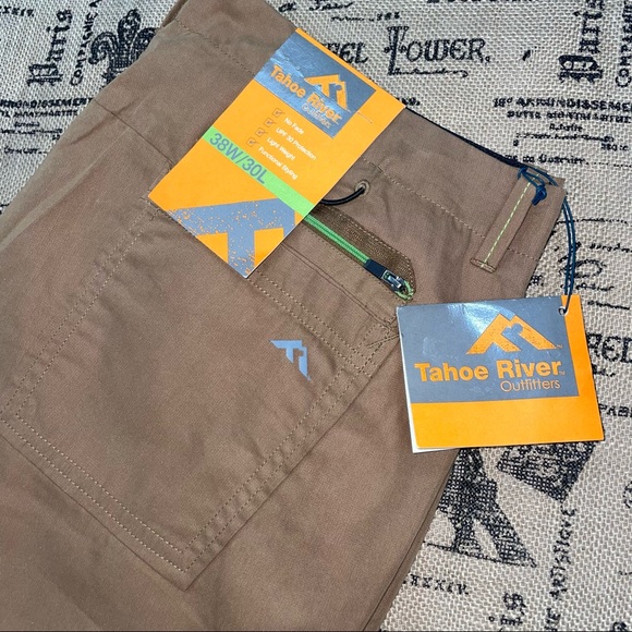 Tahoe River Outfitters NWT! Our Trail Light Weight Brown Pant Size 38 - Picture 2 of 13